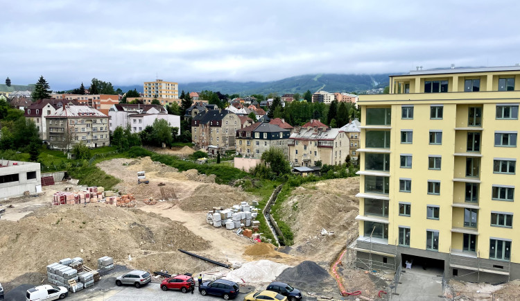 Výstavba nových domů Zahrada Gallas.