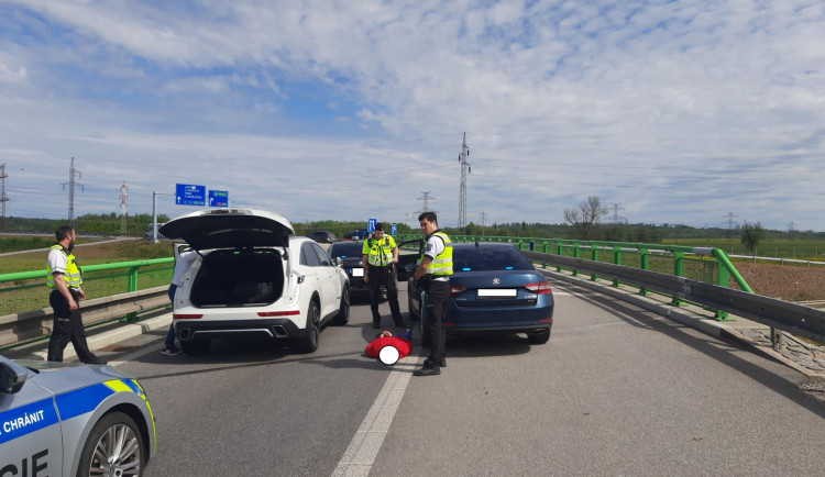 Dálniční policie zadržela u Českých Budějovic řidiče, který je v databázi mezinárodně hledaných osob