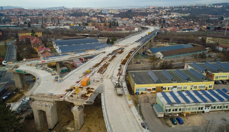 V létě se otevře nová část městského okruhu v Brně