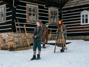 Momentka z natáčení filmu Tichá pošta.