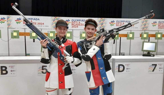 Úspěch střelců z Libereckého kraje na olympiádě mládeže. Vystříleli stříbro a bronz