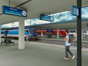 Dopravní terminál v Liberci propojí autobusové a vlakové nádraží. Na podzim začne architektonická soutěž