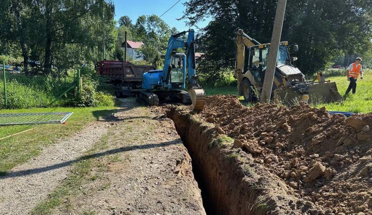 Ve Václavicích staví nový vodovod, hotový má být v červnu 2026