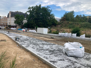 Sokolská ulice v Liberci se řidičům po rekonstrukci otevře v polovině září