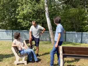 Filmaři točí v Liberci nový český film Mistryně. Dnes natáčeli v lesoparku na Králově Háji