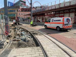 Na páteřní tramvajové trati v Liberci je další výluka, potrvá měsíc a půl