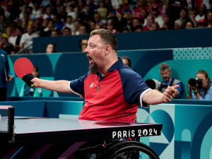 Liberecký stolní tenista Jiří Suchánek je ve finále paralympiády v Paříži
