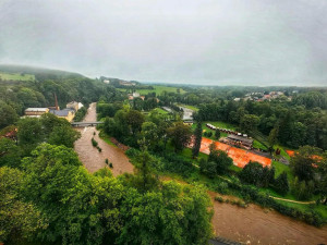 V Libereckém kraji znovu prší, situace je ale klidnější. Višňová už je opět průjezdná