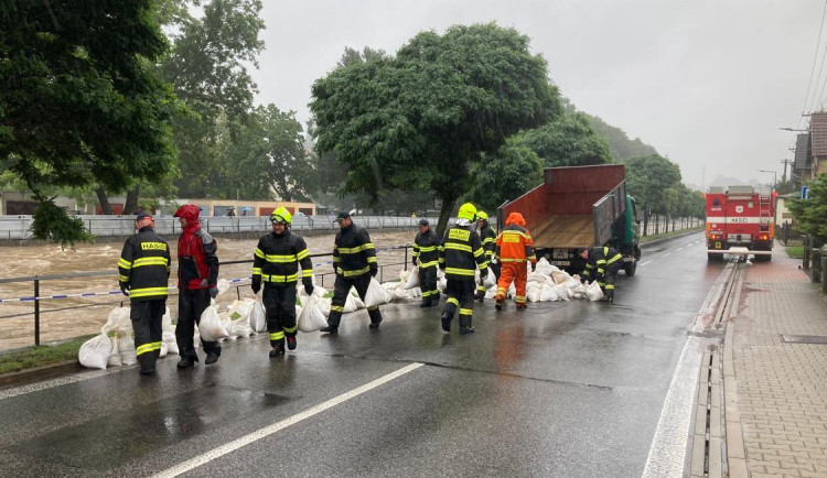 Povodeň v Libereckém kraji. Hejtman vyhlásil stav nebezpečí, platí pro Frýdlantsko