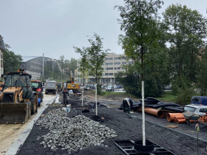 Sokolská ulice v Liberci se řidičům po rekonstrukci otevře definitivně 1. října