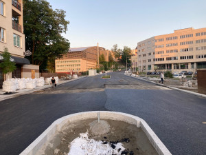 Sokolská ulice v Liberci se řidičům po rekonstrukci otevře definitivně 1. října