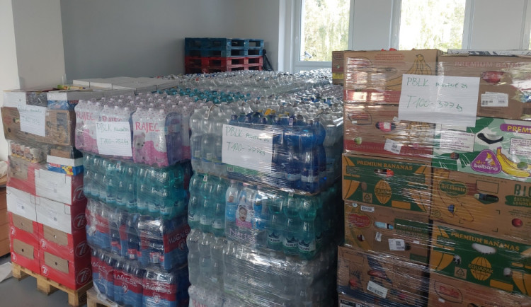 Potravinová banka v Liberci získala pro postižené povodní 40 tun pomoci