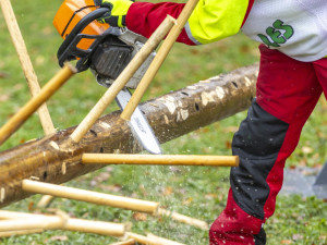 Frýdlantský park bude ve středu a ve čtvrtek hostit soutěž středoškolských týmů Jizerský dřevorubec