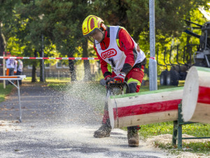 Frýdlantský park bude ve středu a ve čtvrtek hostit soutěž středoškolských týmů Jizerský dřevorubec