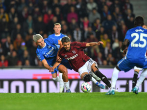 Slovan předvedl bojovný výkon, ale na Spartu nestačil. Na Letné prohrál 2:1