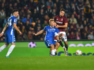 Slovan předvedl bojovný výkon, ale na Spartu nestačil. Prohrál 1:2