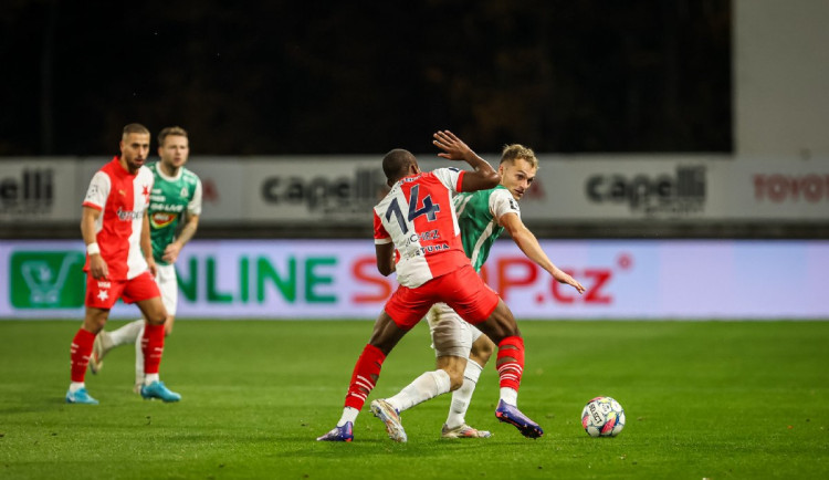 Jablonec doma podlehl vedoucí Slavii Praha těsně 1:2