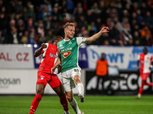 Jablonec doma podlehl vedoucí Slavii Praha těsně 1:2
