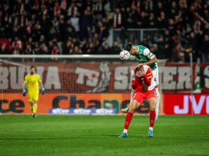 Jablonec doma podlehl vedoucí Slavii Praha těsně 1:2