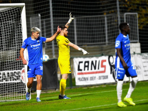 Slovan nedokázal najít recept na srdnatě bojující Hlučín a po prohře 1:0 na jeho trávníku vypadl z MOL Cupu