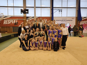 Úspěšné oblastní přebory libereckých moderních gymnastek. Všechny si odvezly medaile