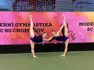 Úspěšné oblastní přebory libereckých moderních gymnastek. Všechny si odvezly medaile