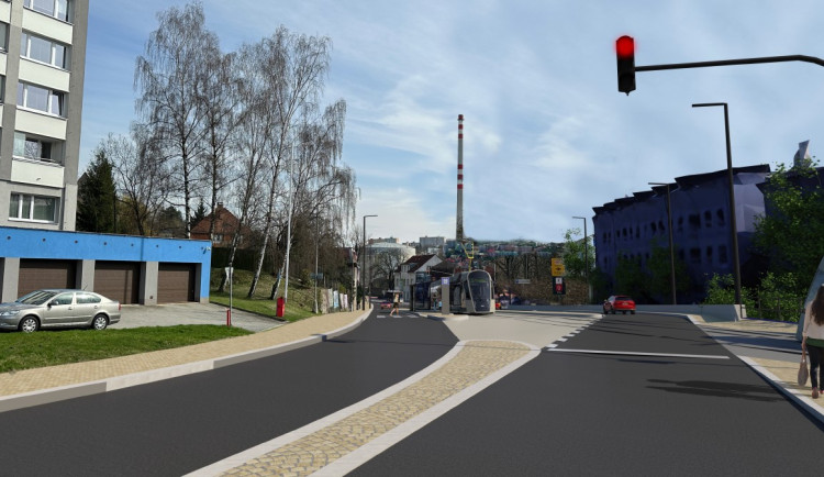 Nový návrh na stavbu tramvajové tratě v Liberci je levnější a takřka bez demolic