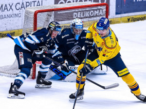 Souboj gólmanů v Českých Budějovicích ovládl v prodloužení Motor. Tygry porazil 2:1