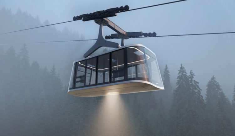 Zastupitelé Liberce vybrali podobu kabiny nové lanovky na Ještěd
