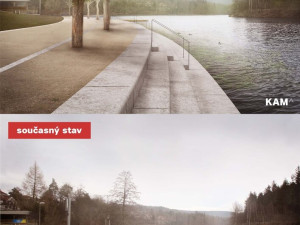 Úpravy okolí přehrady začnou ještě letos. Hotovo má být v létě