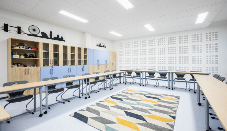 Třídy ZŠ Mozartova modernizované v roce 2024.