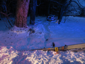 S kradeným autem a pod vlivem drog ujížděl policistům. Jízdu nezvládl a havaroval