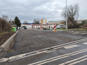 Grabštejnská ulice v Hrádku nad Nisou je přes zimu zprůjezdněná