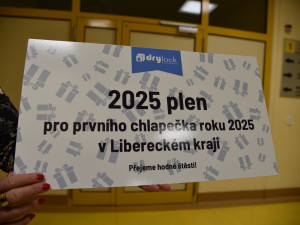 První děvčátko a prvního chlapce, kteří se narodili v roce 2025 v Libereckém kraji, přivítali hejtman a primátoři
