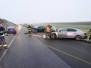 Čelní srážka u České Lípy, viník nadýchal 3,29 promile