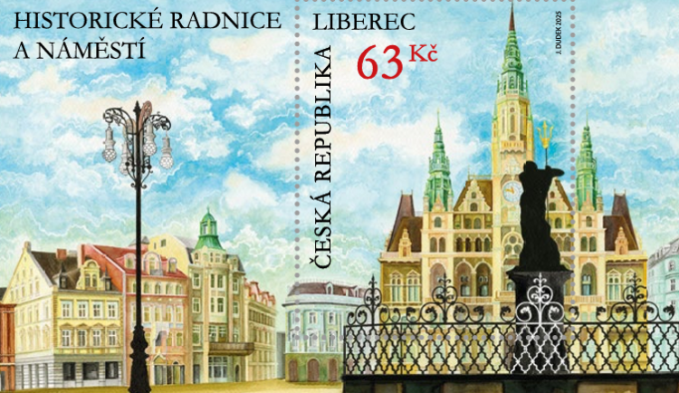 Česká pošta vydá v červnu známku s libereckou radnicí