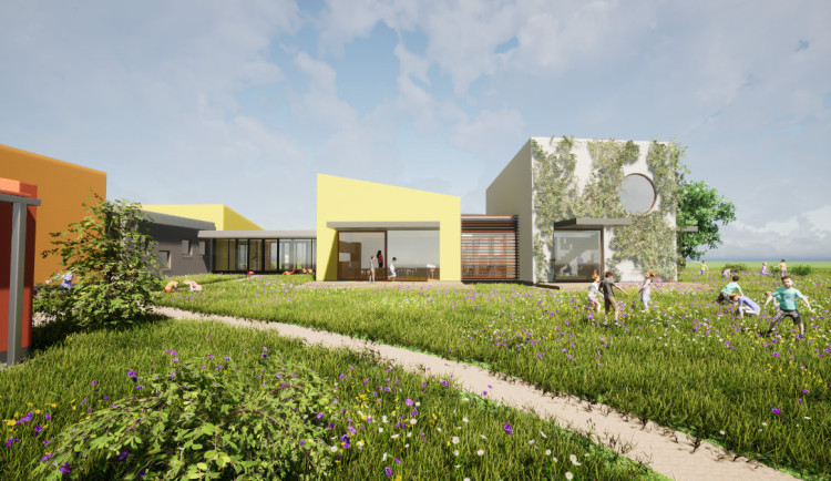 Přístavba Waldorfské MŠ studie