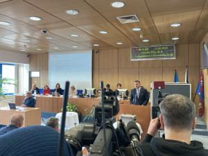 Druhé zasedání zastupitelstva Libereckého kraje - debata před tajným hlasováním o odvolání hejtmana.