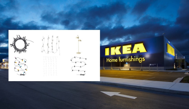 IKEA stahuje z prodeje některá světla a lampy. Mohou být nebezpečná