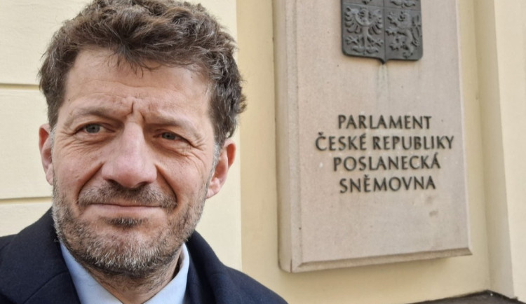 Jan Sviták. Snímek pochází z jednání s ministrem dopravy v souvislosti s chystanou stavbou silnice propojující Liberec a Frýdlant