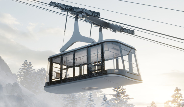 Liberec už má finální podobu lanovky na Ještěd. Od prezentovaného návrhu se liší jen v drobnostech