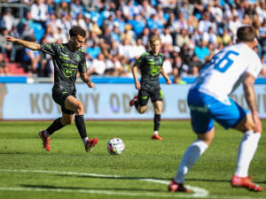 Jablonec vyhrál v Ostravě 2:1 a zkomplikoval Baníku boj o druhé místo