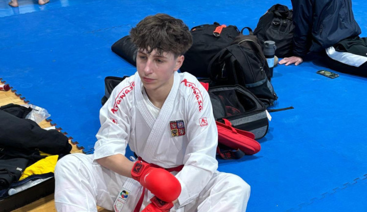 Liberecký karatista Filip Horňák uspěl na světové lize. Obsadil stříbrnou pozici