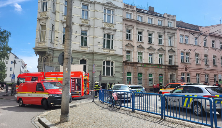 Kvůli úniku plynu evakuovali v centru Budějovic několik domů