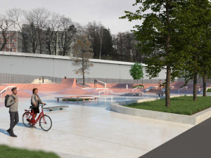 Skatepark v Liberci se po 27 letech dočká modernizace, otevře za rok na podzim