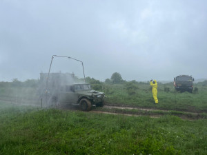 Liberečtí chemici na cvičení na Slovensku: pracovali s ostrými bojovými látkami