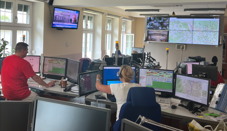 Ilustrační foto operačního střediska ZZS LK z roku 2023