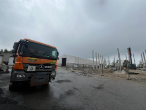 V areálu TSML roste hala na sůl za čtyřicet milionů. Hotovo bude v létě