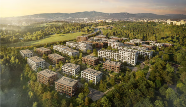 V Liberci začaly práce na výstavbě nové čtvrti, nabídnout by měla 620 bytů