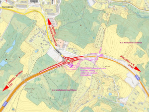 Kruhový objezd na Kunratické čeká přestavba, bude z něj turbo kruháč se dvěma pruhy